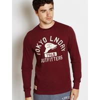 Tokyo Laundry Dane long sleeved top in oxblood