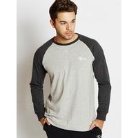 tokyo laundry frosty peak charcoal long sleeved t shirt