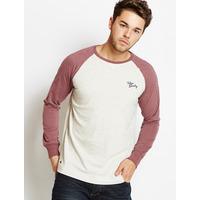 Tokyo Laundry Frosty Peak red long sleeved t-shirt