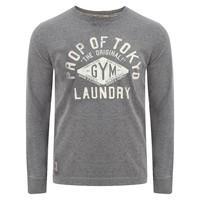 tokyo laundry gym long sleeved top grey