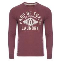 tokyo laundry gym long sleeved top red