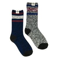 Tokyo Laundry Baypark black & blue socks (2 Pack)