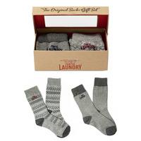 Tokyo Laundry Macklemore charcoal sock gift set (2 Pack)