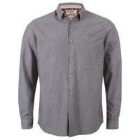 tokyo laundry tarlton striped cotton shirt in pewter