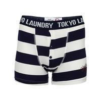 Tokyo Laundry Graduate Sports Boxer Shorts in Optic White