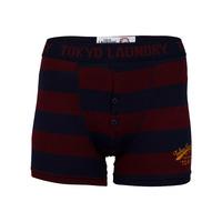 Tokyo Laundry Graduate Sports Boxer Shorts in Oxblood