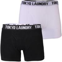 Tokyo Laundry Greenberg black & white boxers ( 2 Pack)