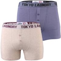 Tokyo Laundry Malone blue & grey boxers ( 2 Pack)