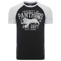 Tokyo Laundry Panthers black raglan sleeve t-shirt