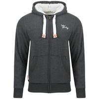 Tokyo Laundry Nowood River charcoal borg lined hoodie