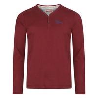 Tokyo Laundry henley top in oxblood