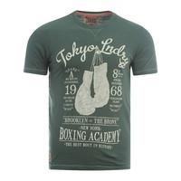 Tokyo Laundry Vincenzo green t-shirt