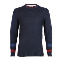 tokyo laundry jack knitted jumper in navy