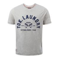 Tokyo Laundry Sioux Falls Grey Crew Neck T-shirt