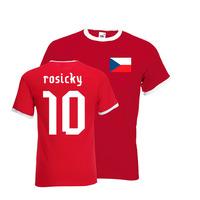 tomas rosicky czech republic ringer tee red