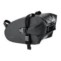 topeak wedge drybag saddle pack with straps l