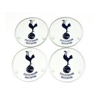 tottenham round glass coaster