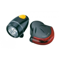 Topeak Highlite 2 Combo Pack Front & Rear LED Lights - Black