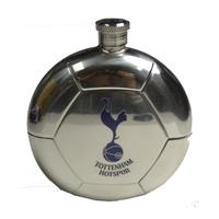 tottenham football shaped hip flask