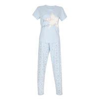 totes Ladies Novelty Pyjama Sets Blue Star Medium / Large