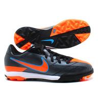 Total 90 Shoot IV TF Kids Football Trainers Black/Total Orange/Blue Glow