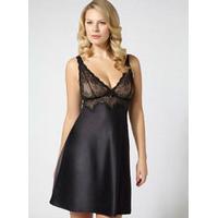 Tori satin and lace chemise