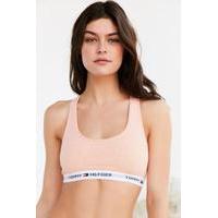 tommy hilfiger tangerine striped bralette bright orange