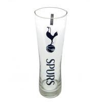 tottenham hotspur fc tall beer glass