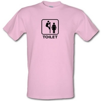 Toilet Cubicle male t-shirt.