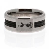 tottenham hotspur fc black inlay ring small