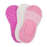 totes Novelty Footsie Socks Pink & Cream One Size