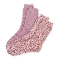 totes Bobble Lounge Socks Pink One Size