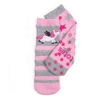 totes girls tots slipper socks twin pack unicorn 1 3 years