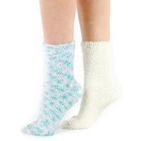 totes Ladies Untreaded Bedsox (Twin Pack) Mint One Size