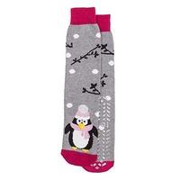totes Ladies Original Slipper Socks Penguin One-Size