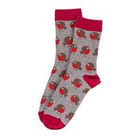 totes Ladies Socks In Bauble Robin One-Size