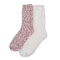 totes Ladies Untreaded Bedsox (Twin Pack) Cream One-Size