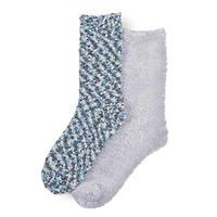 totes Ladies Untreaded Bedsox (Twin Pack) Blue One-Size