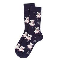 totes Ladies Socks In Bauble Bear One-Size