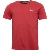 Tokyo Laundry Mens Essential Crew Neck T-Shirt Tokyo Red Marl