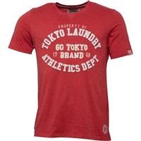 tokyo laundry mens montauk t shirt tokyo red marl