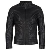Tom Tailor BOGUINE men\'s Leather jacket in black