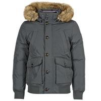 tommy hilfiger hampton down bomber mens parka in grey