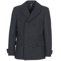 tommy hilfiger classic pea coat mens coat in blue