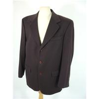 Tom English - Size: Medium (40 chest, reg length) - Aubergine- Casual/Smart, Wool & Cashmere Designer Blazer/Jacket.