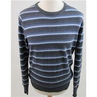 Tommy Hilfiger, size S grey & blue striped jumper