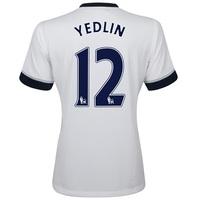 Tottenham Hotspur Home Shirt 2015/16 White with Yedlin 12 printing, Grey