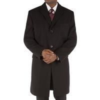 tom english black melton overcoat sml black