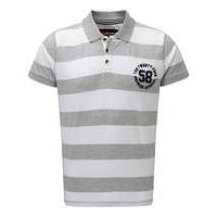 tog24 beech stripe mens polo shirt