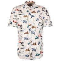 tokyo laundry gallen off white short sleeve shirt